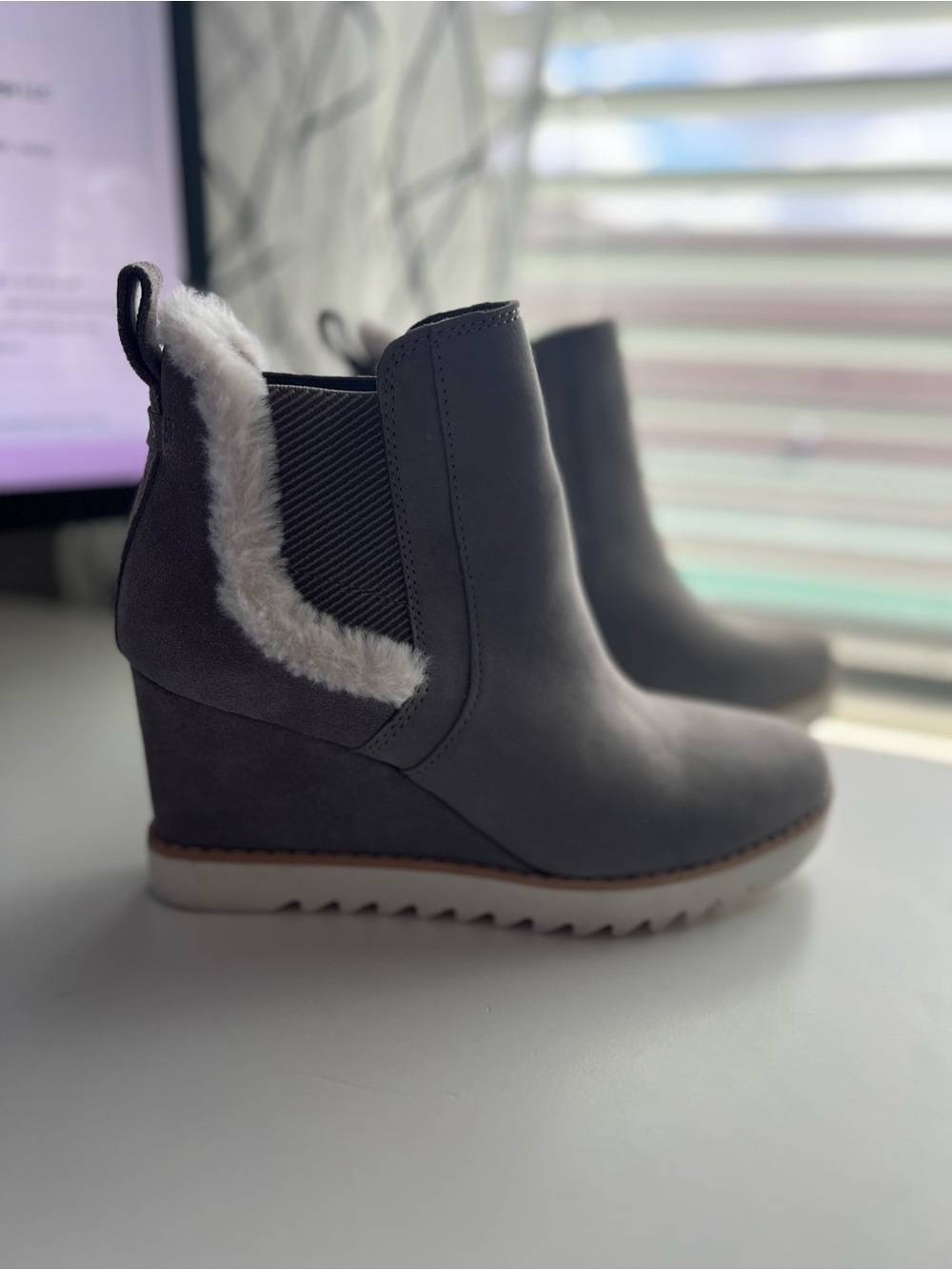 TOMS Maddie Bootie: Gray